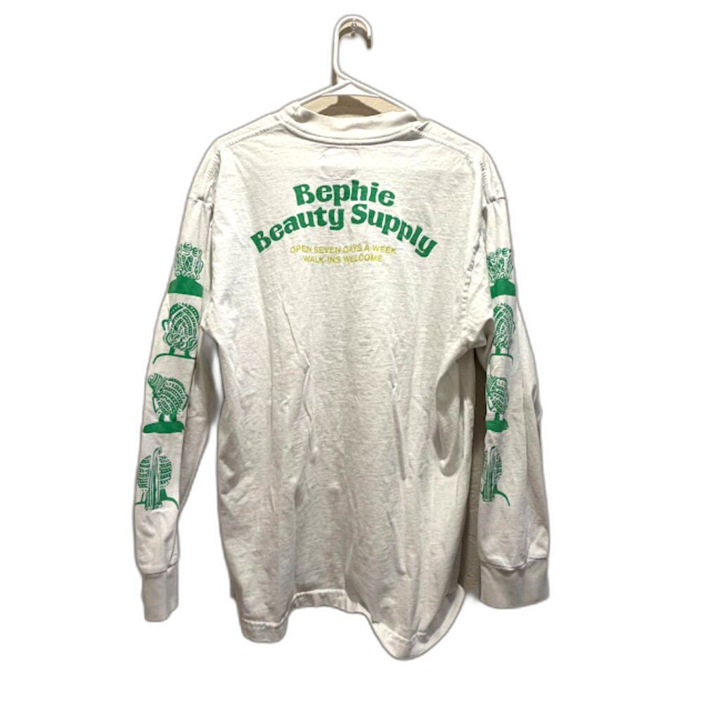 Bephie's Beauty Supply Long Sleeve Tee Streetwear Beth Gibbs Los Angeles Size L